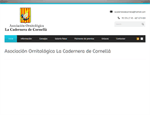 Tablet Screenshot of lacaderneradecornella.com